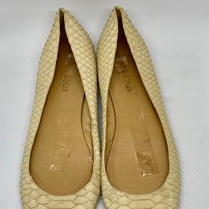 BARABOUX Python Ballet Flats